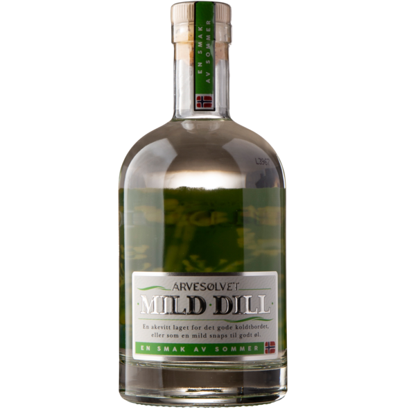 Arvesølvet Mild Dill 40%, 50 cl, Det Norske Brenneri