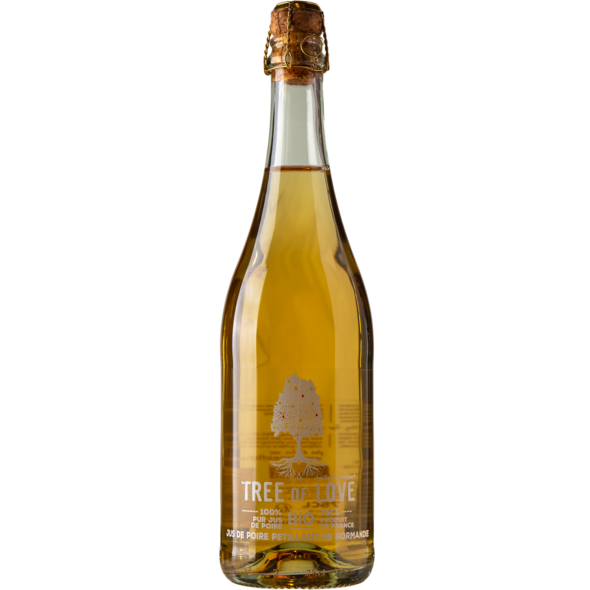 Tree of Love Sparkling Pear Organic 75 cl, Christian Drouin