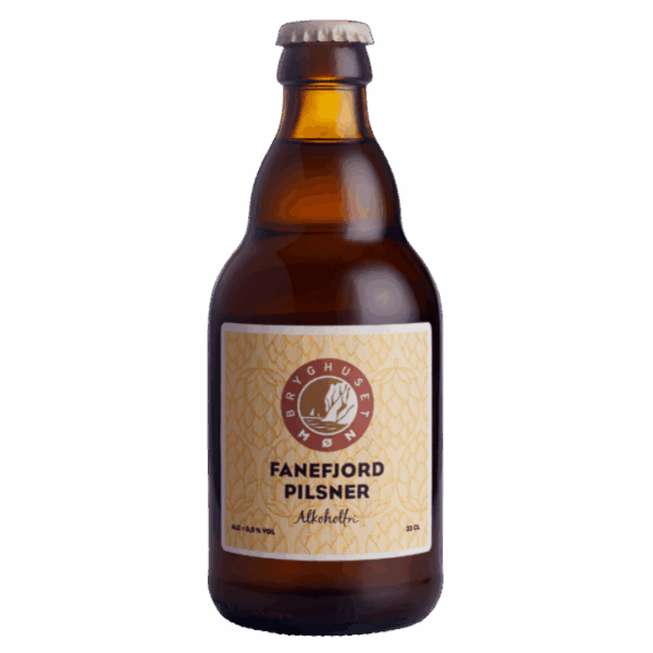 Fanefjord pilsner alkoholfri økologisk 33cl, Bryghuset Møn