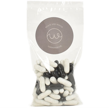 75g Black & White Lakrids Dragee