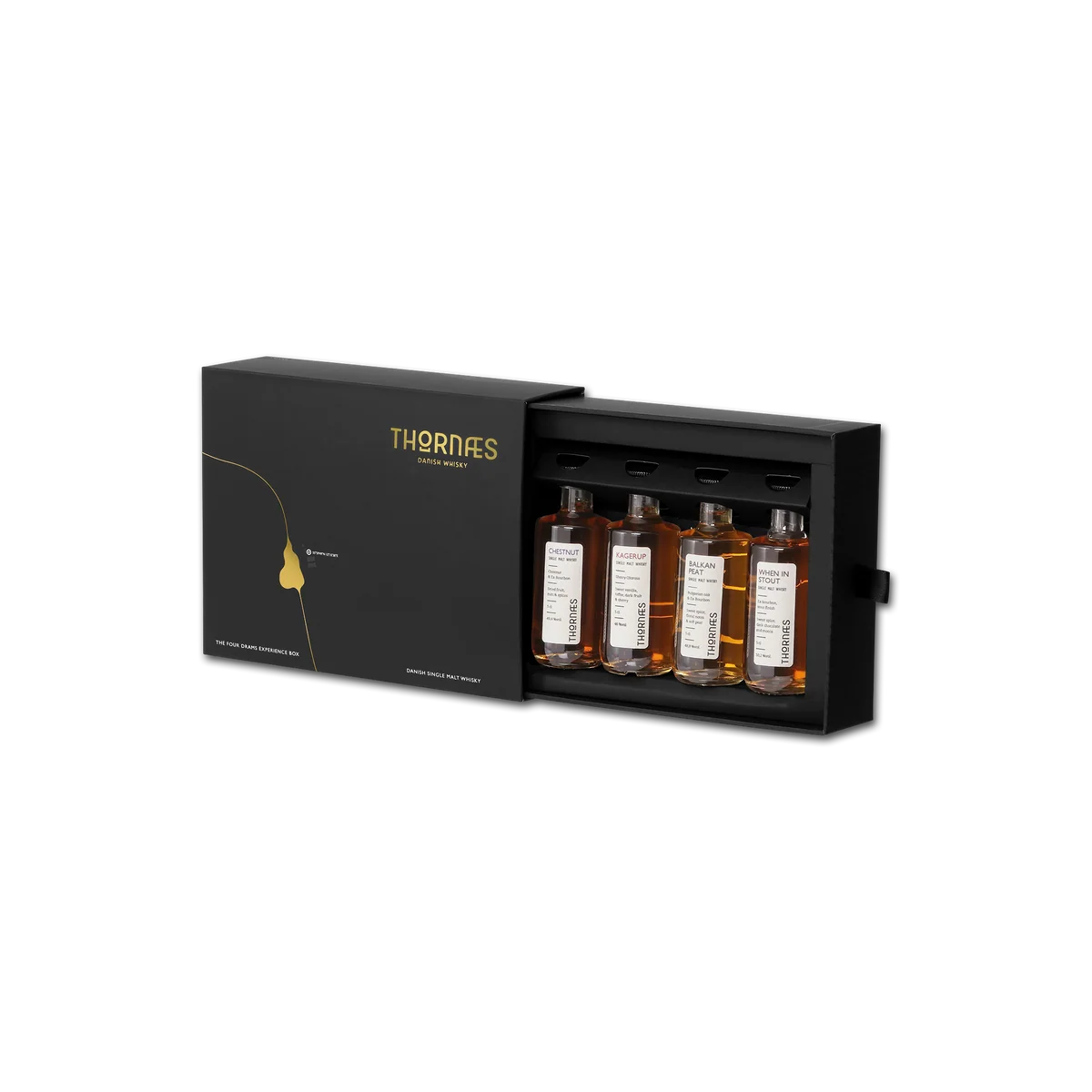Thornæs Whisky Gift Box - 4 x 5 cl