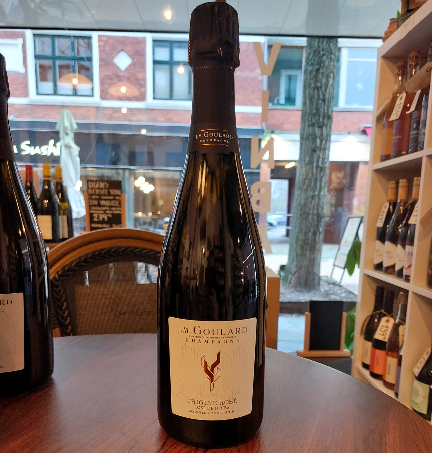 Champagne Origine Rosé, Rosé de Noirs Extra Brut Organic, AOP, Champagne JM Goulard