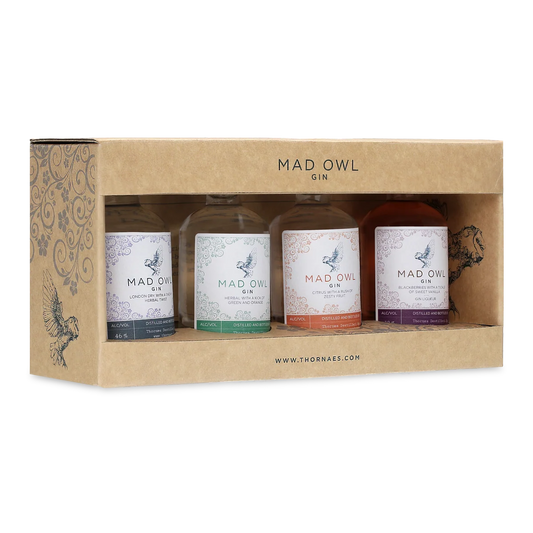 Mad Owl Gin Samplebox, Thornæs Destilleri
