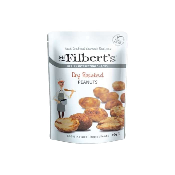 Filbert 40 G Dry Roasted Peanuts - Pocket Snack